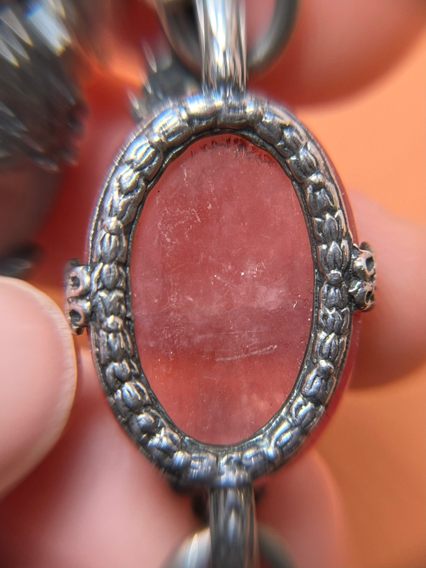 Antique Scottish Specimen Agate Bracelet in Sterling c. 1900