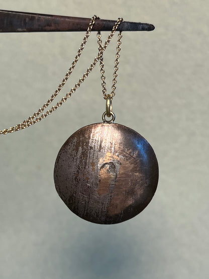 18th Century Foiled Paste Cluster Pendant