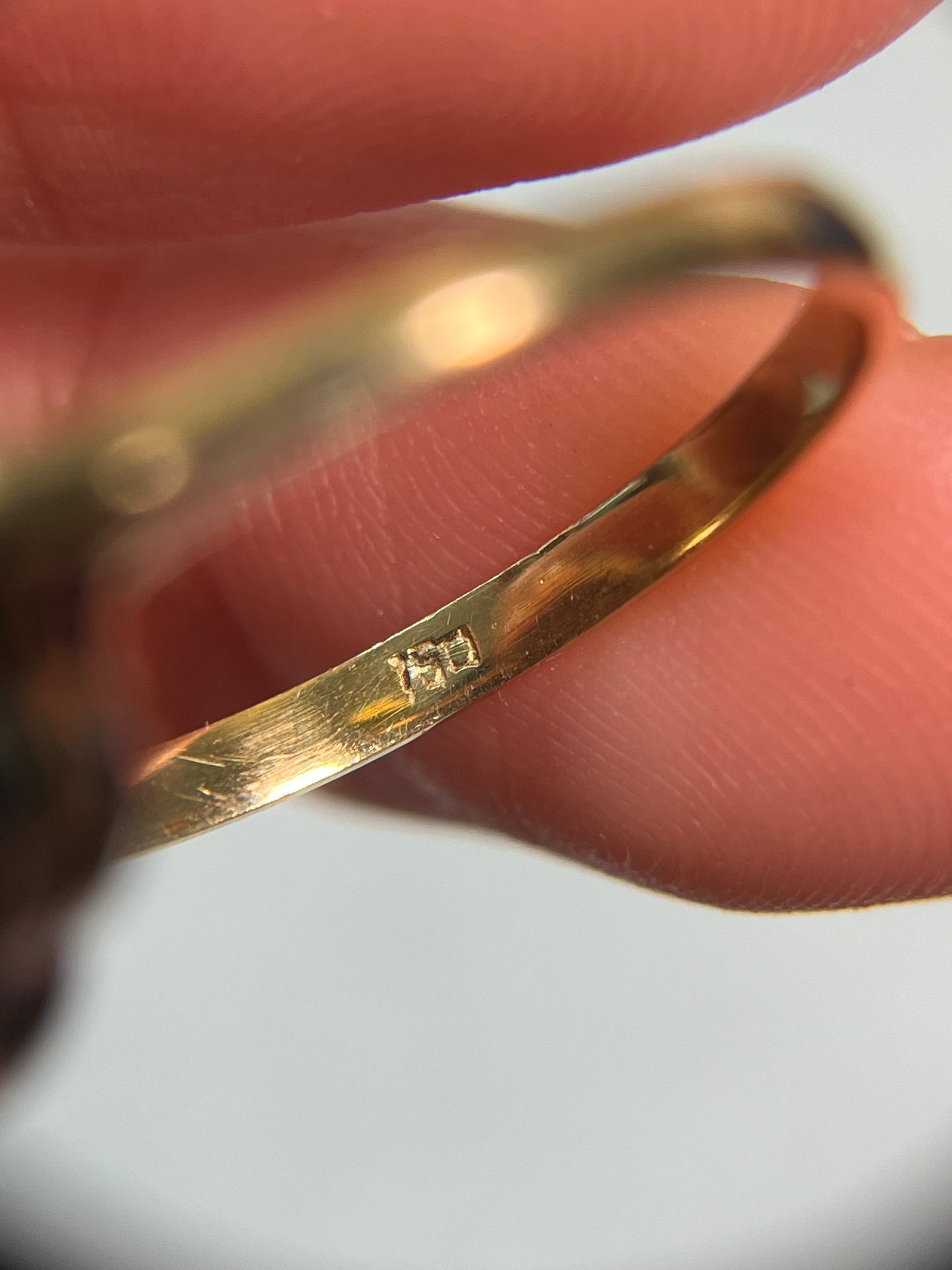 Antique Italian Rose Cut Diamond Cluster Ring