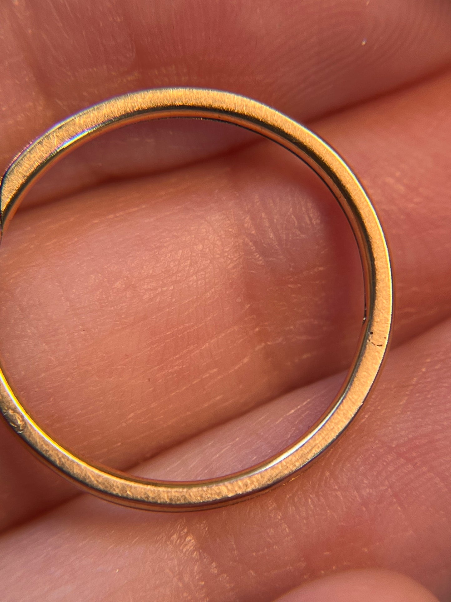 Antique 18K French Gimmel Wedding Ring