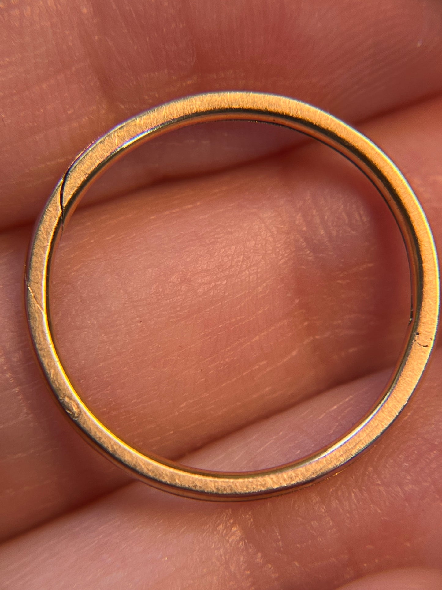 Antique 18K French Gimmel Wedding Ring