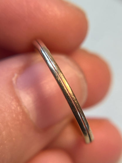 Antique 18K French Gimmel Wedding Ring