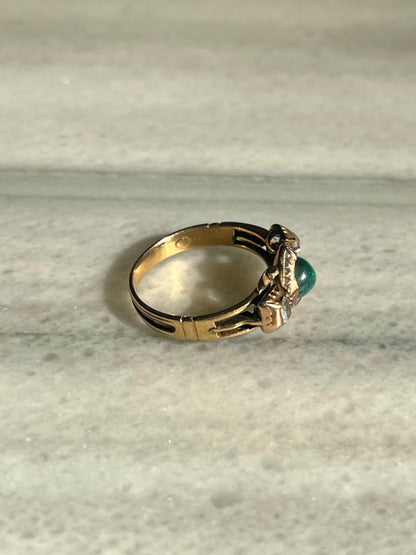18th Century Emerald and Diamond Ring