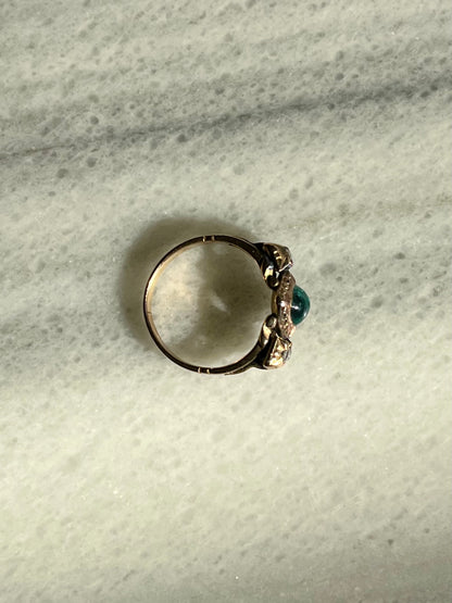 18th Century Emerald and Diamond Ring