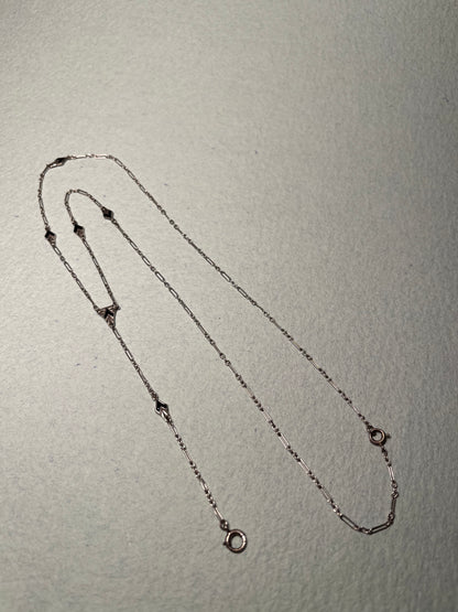 Sterling and Enamel Art Deco Lariat