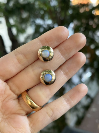 Antique 9K Gold and Opal Cufflinks